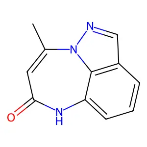 12-methyl-1,2,9-triazatricyclo[6.4.1.04,13]trideca-2,4(13),5,7,11-pentaen-10-one structure