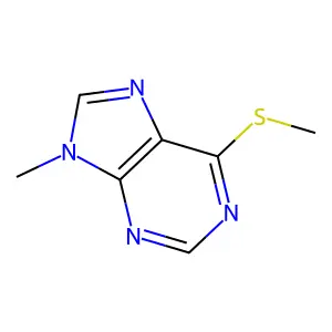 Compound C7H8N4S structure
