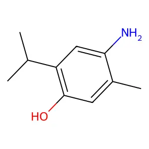4-Amino-2-isopropyl-5-methylphenol structure