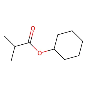 Cyclohexyl isobutyrate structure