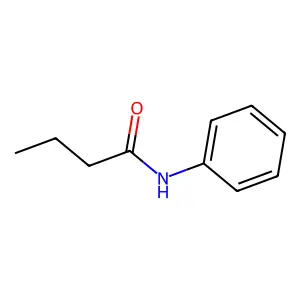 Butanamide, N-phenyl- structure