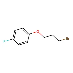 1-(3-bromopropoxy)-4-fluorobenzene structure