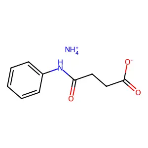 Succinanilic acid monoammonium salt structure