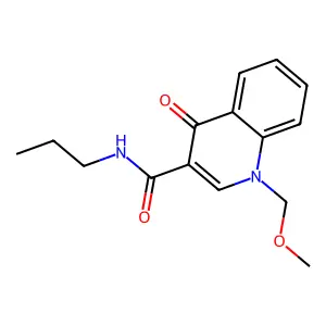 Terbequinil structure