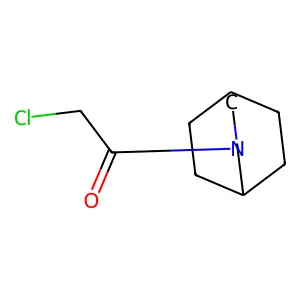 1-(3-azabicyclo[3.2.2]nonan-3-yl)-2-chloroethanone structure