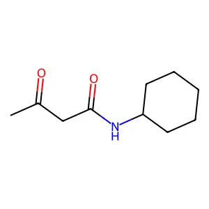 n-cyclohexyl-3-oxobutanamide structure