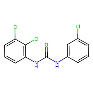 1-(3-chlorophenyl)-3-(2,3-dichlorophenyl)urea structure