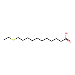 11-(Ethylthio)undecanoic acid structure