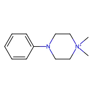 Dimethylphenylpiperazinium structure