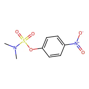 p-Nitrophenyl dimethylsulphamate structure