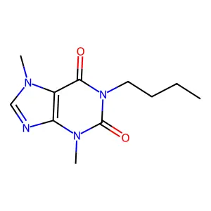 1-Butyltheobromine structure