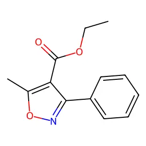 Ethyl 5-methyl-3-phenylisoxazole-4-carboxylate structure