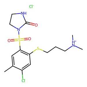 Compound C15H23Cl2N3O3S2 structure