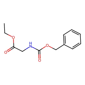 ethyl 2-(phenylmethoxycarbonylamino)acetate structure