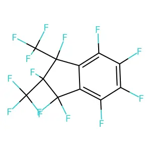 1,2-Bis(trifluoromethyl)perfluoroindane structure
