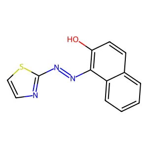 1-(1,3-thiazol-2-yldiazenyl)naphthalen-2-ol structure