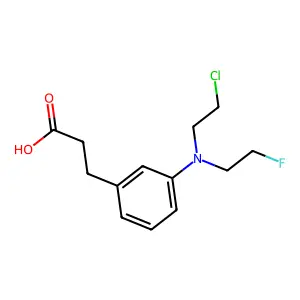 Compound C13H17ClFNO2 structure