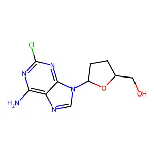 Compound C10H12ClN5O2 structure