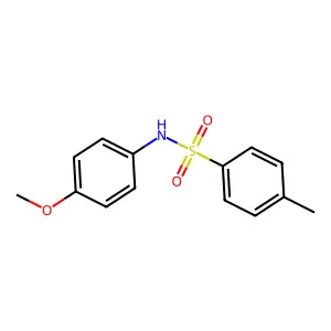 N-(4-methoxyphenyl)-4-methylbenzenesulfonamide structure
