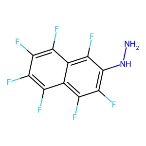 (1,3,4,5,6,7,8-heptafluoronaphthalen-2-yl)hydrazine structure