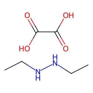 1,2-Diethylhydrazine oxalate structure
