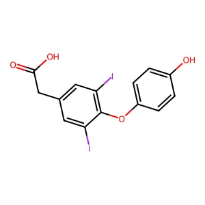 Compound C14H10I2O4 structure