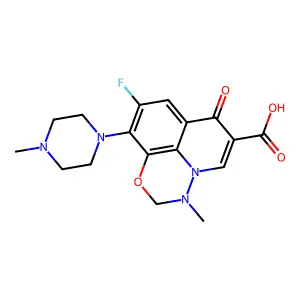 Marbofloxacin structure