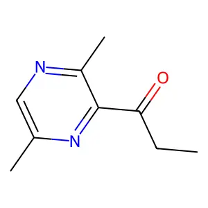 1-(3,6-dimethylpyrazin-2-yl)propan-1-one structure