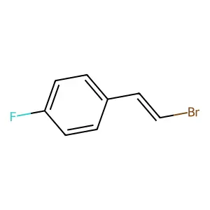 1-(2-bromoethenyl)-4-fluorobenzene structure