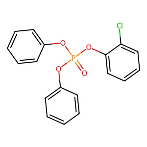 o-Chlorophenyl diphenyl phosphate structure