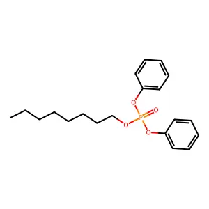 Octyl diphenyl phosphate structure