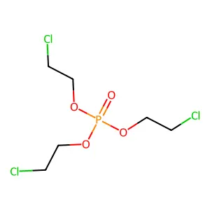 Tris(2-chloroethyl) phosphate structure