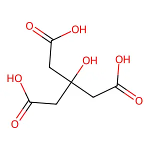 Compound C7H10O7 structure