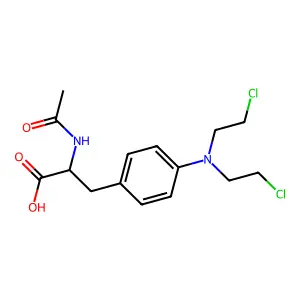 N-Acetylmelphalan structure