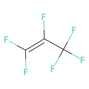 Hexafluoropropene structure