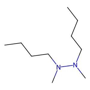 1,2-dibutyl-1,2-dimethylhydrazine structure