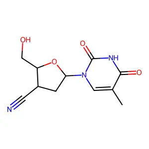 Cyanothymidine structure