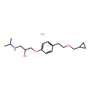 LEVOBETAXOLOL HYDROCHLORIDE structure