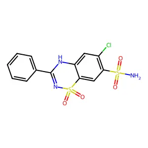 3-Phenyl chlorothiazide structure