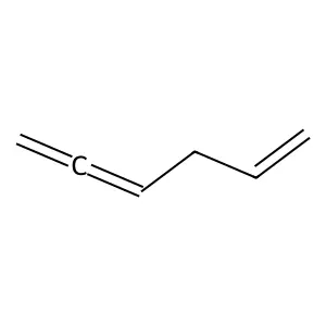 1,2,5-Hexatriene structure