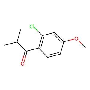 1-(2-Chloro-4-methoxyphenyl)-2-methyl-1-propanone structure