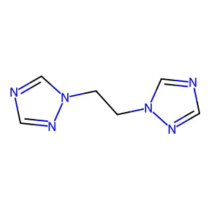 1-[2-(1,2,4-triazol-1-yl)ethyl]-1,2,4-triazole structure