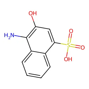 4-amino-3-hydroxynaphthalene-1-sulfonic acid structure