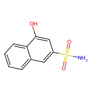 4-hydroxynaphthalene-2-sulfonamide structure