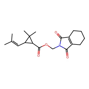 D-trans-Tetramethrin structure