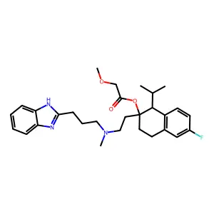 Mibefradil structure