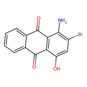 1-Amino-2-bromo-4-hydroxyanthraquinone structure