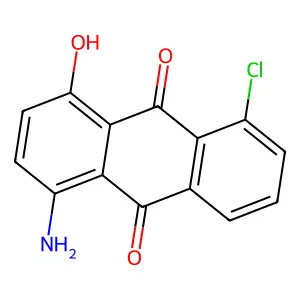 1-Amino-5-chloro-4-hydroxyanthraquinone structure