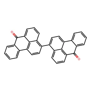 Compound C34H18O2 structure
