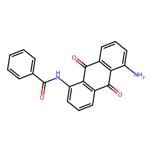Benzamide, N-(5-amino-9,10-dihydro-9,10-dioxo-1-anthracenyl)- structure